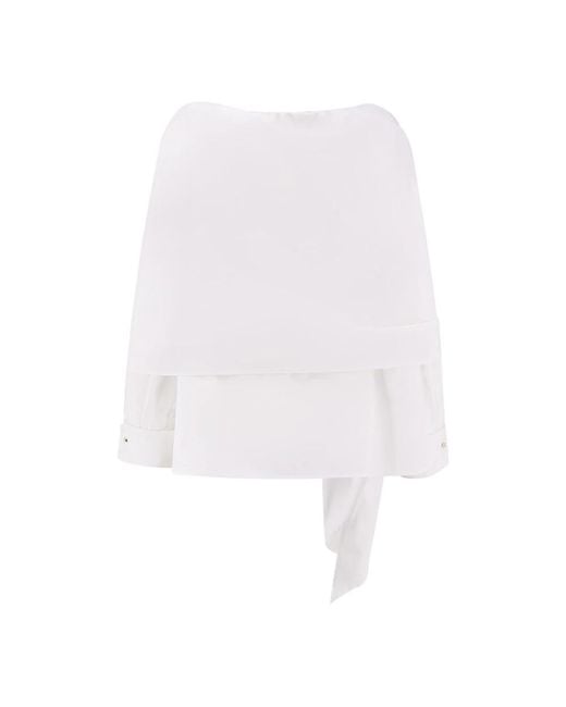 Max Mara White Blouses