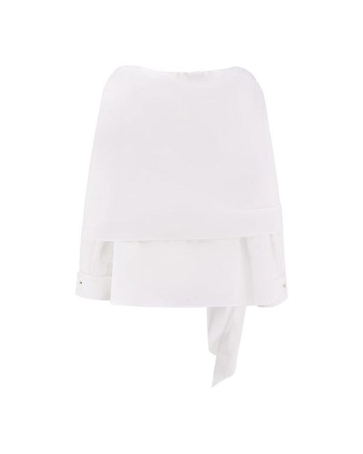 Max Mara Blouse in het White