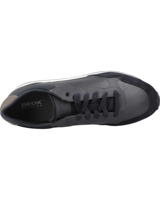 Geox Lässige sneakers für den alltag in Black für Herren