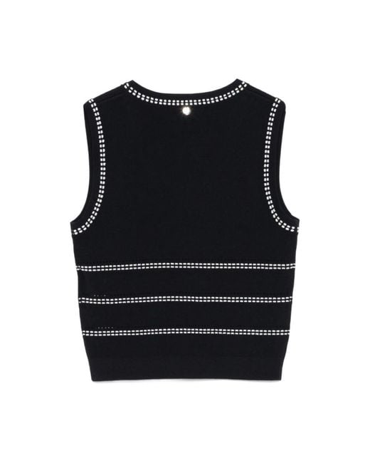 Sleeveless Tops Liu Jo de color Black