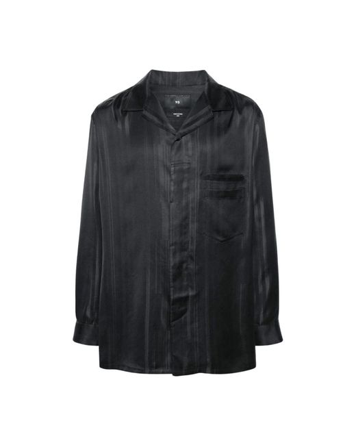 Casual camicie di Y-3 in Black da Uomo