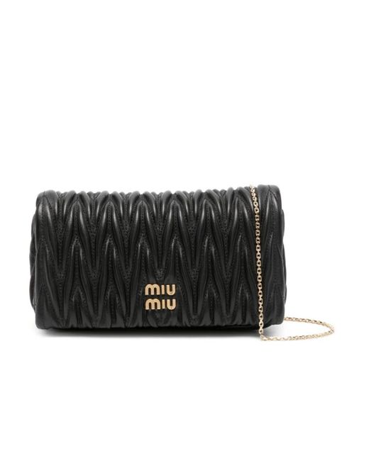 Miu Miu Black Klassische mini-tasche