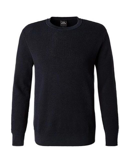ARMANI EXCHANGE Blue Round-Neck Knitwear for men