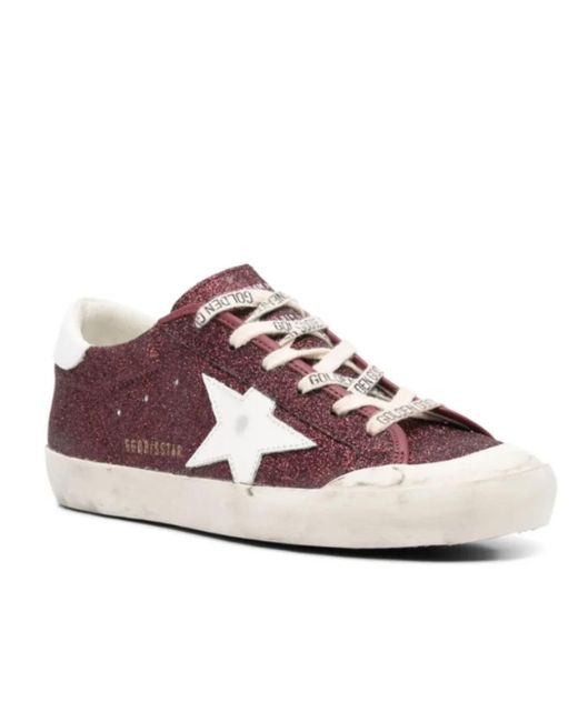Golden Goose Deluxe Brand Purple Sneakers for men