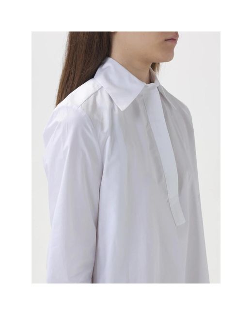 Dondup White Shirt dresses