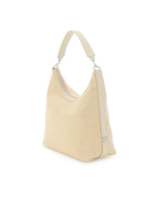 MCM Natural Shoulder Bags