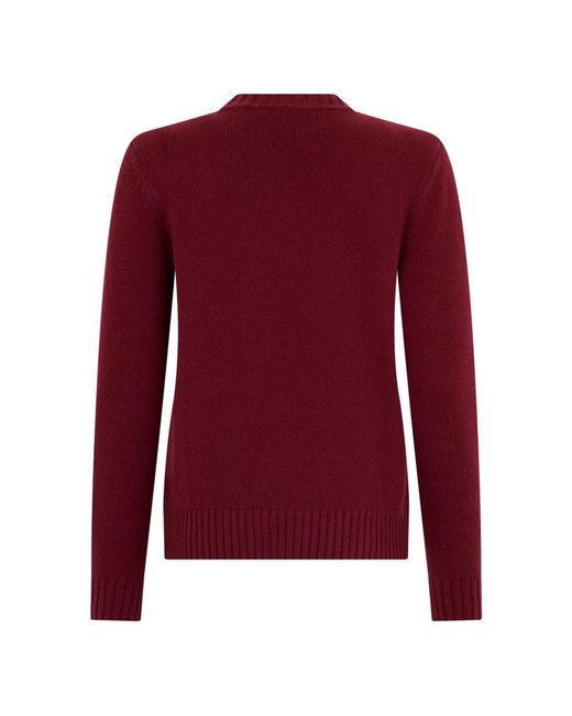 Moorer Red Round-Neck Knitwear