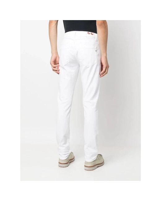 Dondup Slim-fit jeans in White für Herren