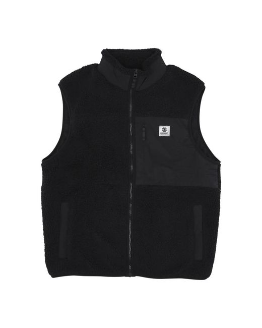 Element Black Waistcoats for men