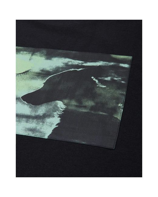 OAMC Oversize Tee Dogs Print in het Black voor heren
