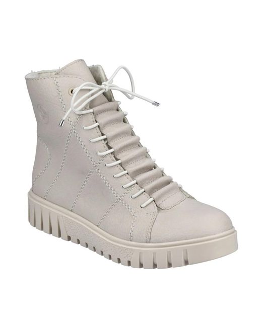 Rieker Gray Winter Boots