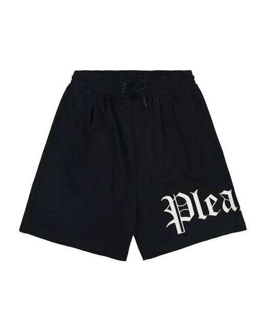 Pleasures Black Casual Shorts for men