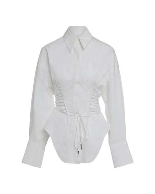 Mugler White Shirts