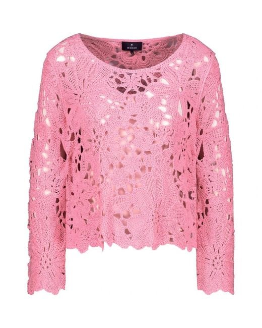 Monari Elegant Gebreide Trui in het Pink