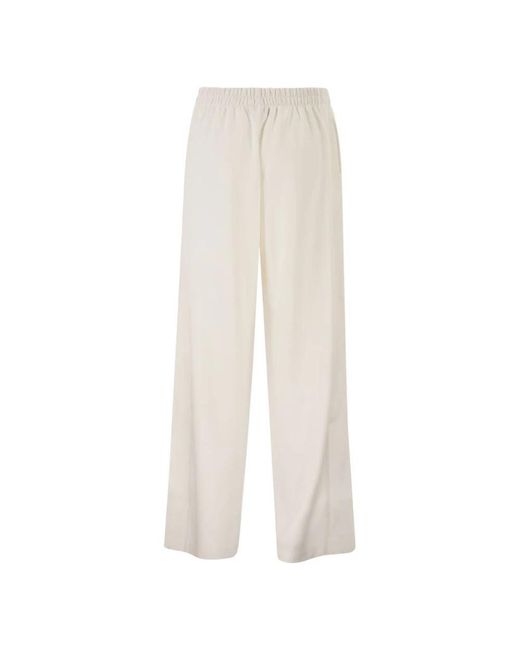 Fay Broeken ,Wit ,Polyester Regular Fit Jersey Broeken in het White