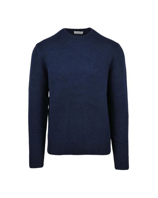 Ballantyne Blue Round-Neck Knitwear for men