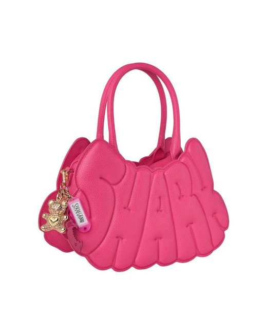 Sprayground Pink Shark Bubble Handbag