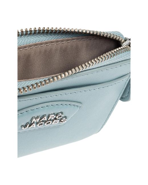 Marc Jacobs Accessoires ,Blauw ,Leer Leren Kaarthouder in het Blue