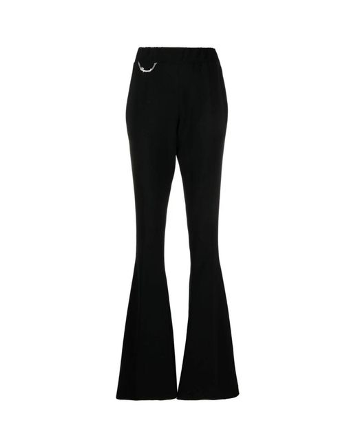 DSquared² Black Wide Trousers