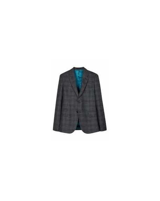 Paul Smith Bruin Blauw Wit Geruit Pak Jas in het Blue voor heren