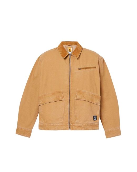 Timberland Baumwolljacke Mit Reißverschluss in Natural für Herren