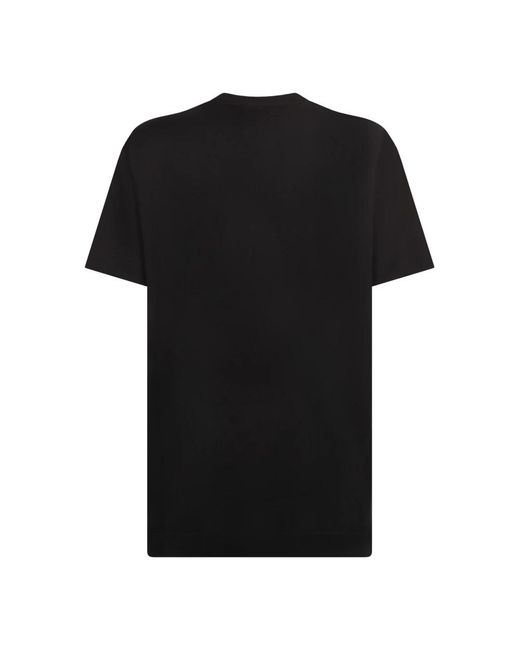 Givenchy Tops ,Zwart ,Katoen Zwarte Crew Neck T-Shirt Met Stud Detailing in het Black voor heren
