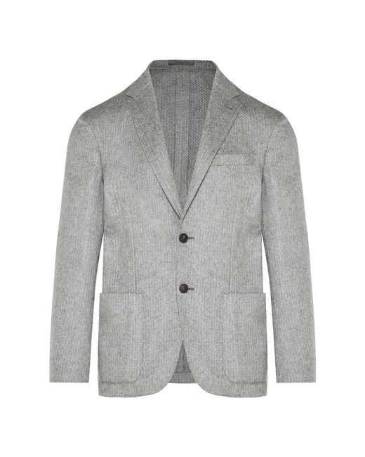 Blazers di Corneliani in Gray da Uomo