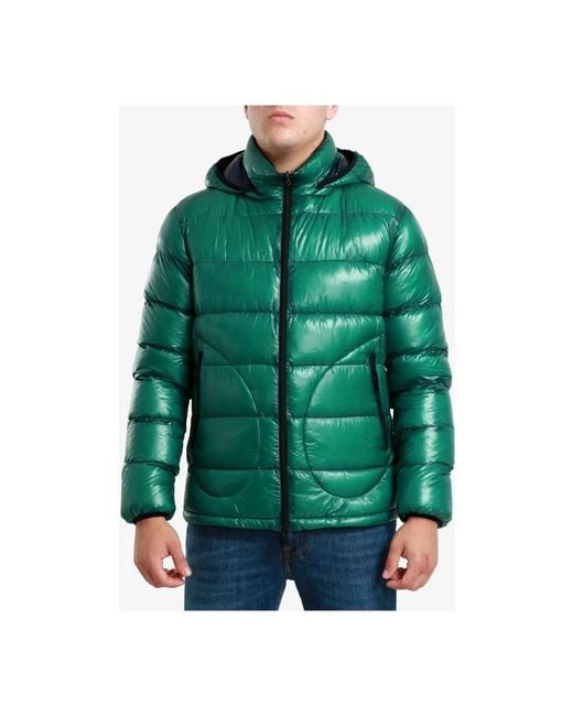 Herno Green Down Jackets for men