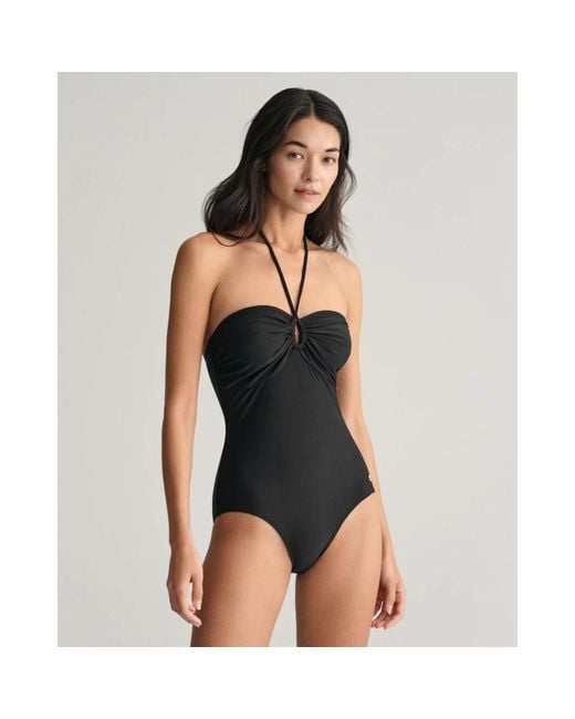 One-Piece Gant de color Black