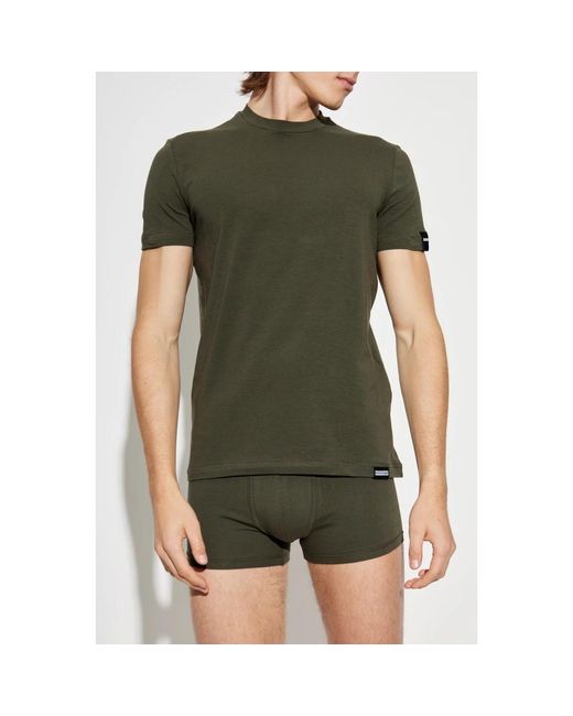 DSquared² Tops ,Groen ,Katoen Top Uit De Ondergoedcollectie in het Green voor heren