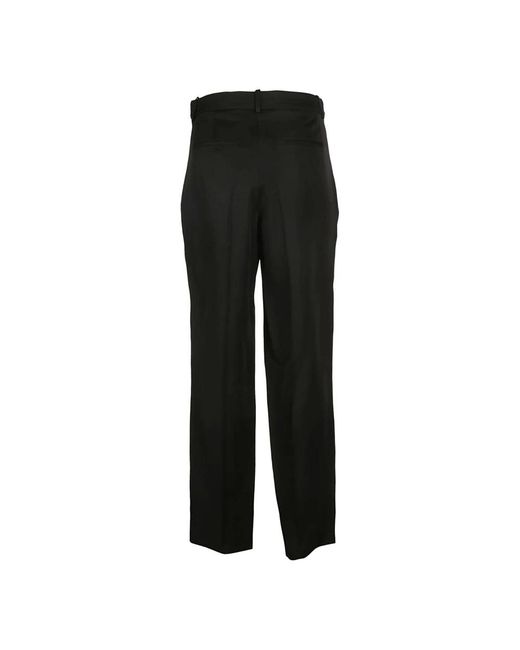 Victoria Beckham Black Wide Trousers