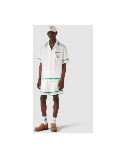 Casablanca Multicolor Short Sleeve Shirts for men