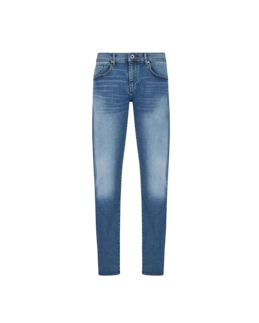 Armani Slim Fit Jeans in Blue for Men Lyst