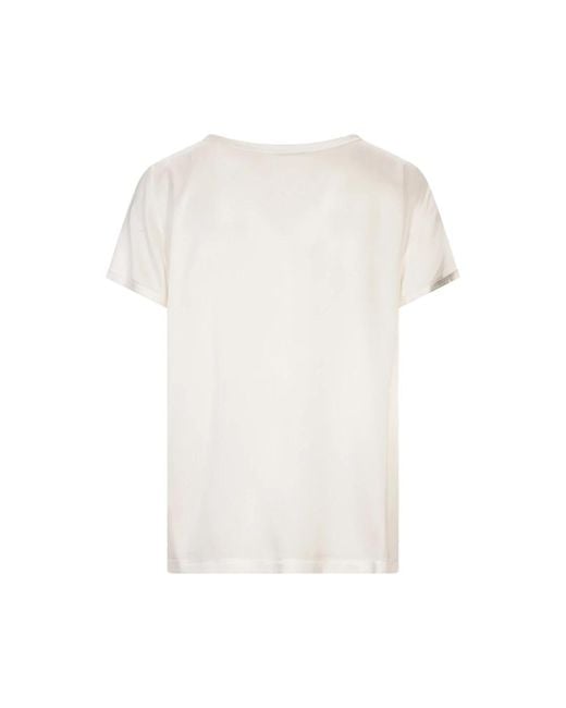 HER SHIRT HER DRESS White T-Shirts