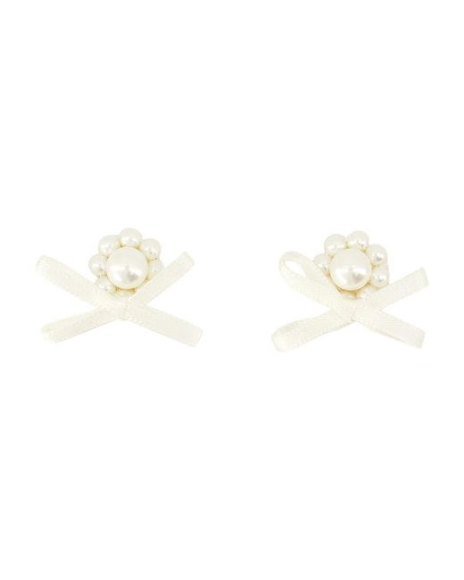 Earrings di Simone Rocha in Metallic