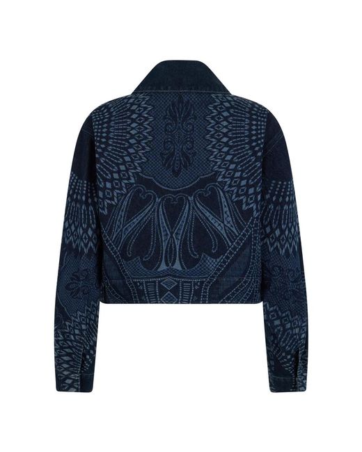 Denim Jackets Alberta Ferretti de color Blue