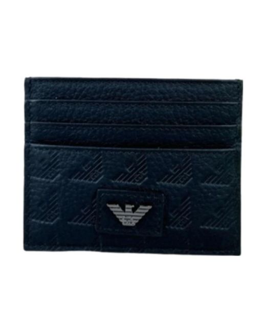 Emporio Armani Blue Wallets & Cardholders
