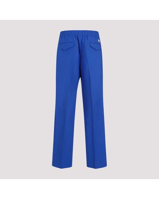 Gucci Blue Straight Trousers for men