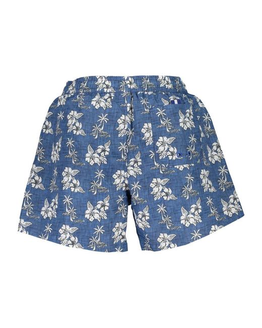 North Sails Badmode ,Veelkleurig ,Katoen Swim Boxer in het Blue voor heren