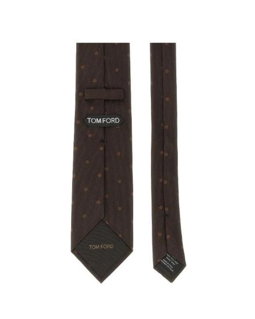 Ties Tom Ford pour homme en coloris Black