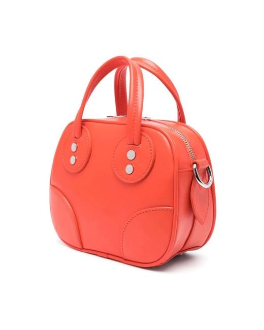 Maison Kitsuné Red Handbags