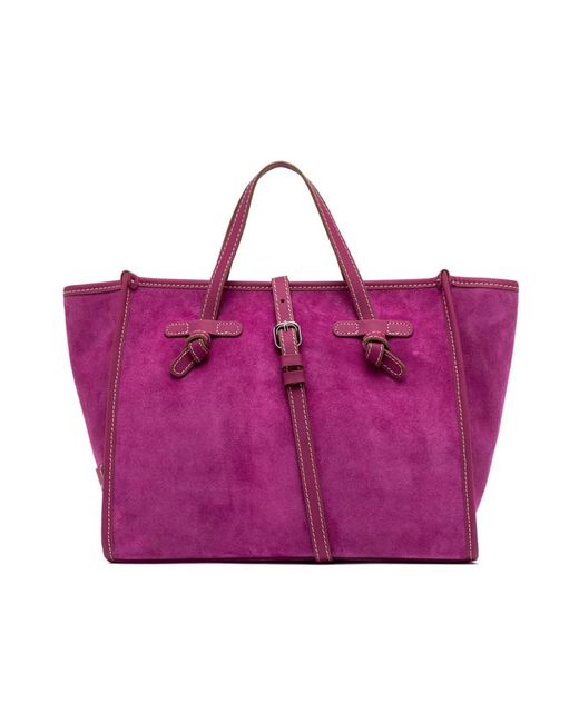 Gianni Chiarini Purple Tote Bags