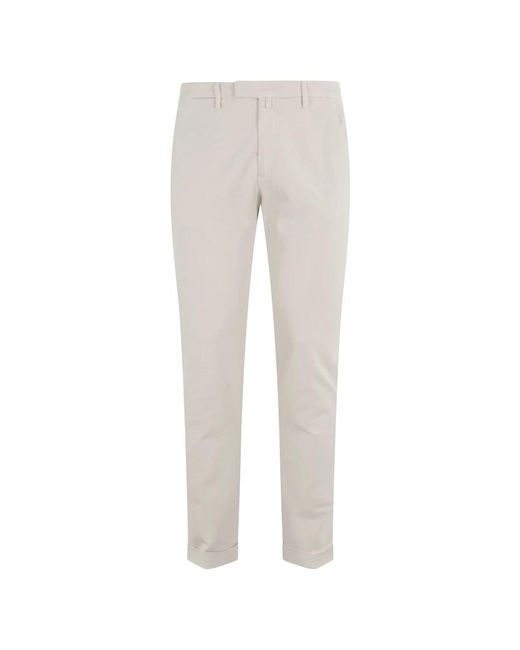 BRIGLIA Gray Chinos for men