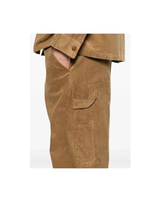 A.P.C. Brown Straight Trousers for men
