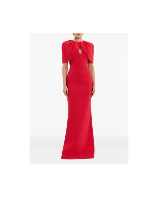 Maxi Dresses Rebecca Vallance de color Red