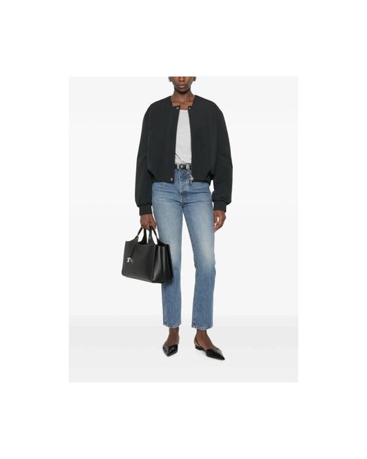 Khaite Black Bomber Jackets