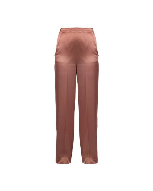 Ottod'Ame Red Straight Trousers