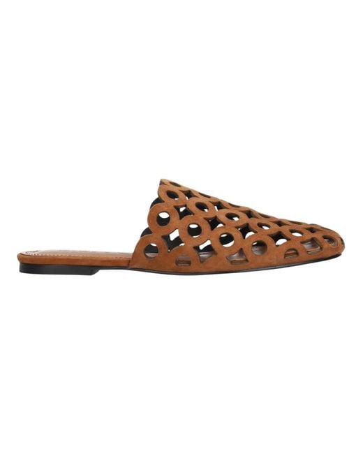 Bibi Lou Brown Mules