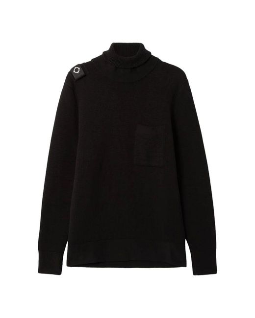 Ma Strum Black Turtlenecks for men