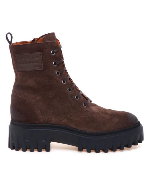 Hogan Brown Schnürstiefel